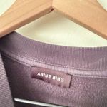 ANINE BING  Gray Blur Miles Sweatshirt Size Medium Photo 3