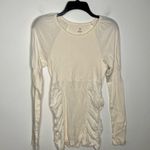 XCVI XCVl off white long sleeve top women’s size small casual neutral boho feminine Photo 0