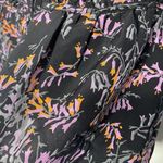 Cinq à Sept Cinq a Sept Snapdragon Keira Silk Floral V-Neck Blouse Short Sleeve Small Top Photo 7