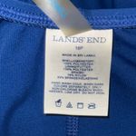 LAND'S END One Piece Sporty Swimsuit Blue w Stripes Women’s 16 P Petite Size 16P Photo 6