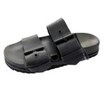 ALLSAINTS NEW Leather Sian Buckle Chunky Sandal in Black Size 8 Photo 8