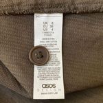 VTG Style Asos Corduroy Cotton Front Button Clueless Layer Shacket 4 (no belt) Brown Photo 10