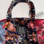 Urban Outfitters NWT  Natalie Purse Velvet Patchwork Mini Tote Bag Color - Multi Photo 5