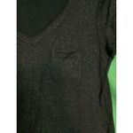 Rock & Republic  Black V-Neck Short Sleeve Pocket Tee Women’s XS Photo 4