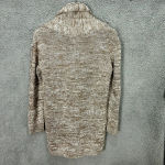 Laura Scott  Cardigan Womens Small Brown Fisherman Cable Knit‎ Toggle Academia Photo 1