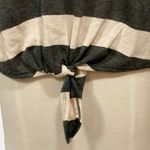 Socialite  Stripe Front Tie Tank Top Photo 2