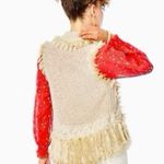 Lilly Pulitzer Torini Sequin Vest Heathered Latte Metallic Photo 6