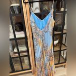 Vintage Y2K Silk Beaded Asymmetrical Evening Dress suewong nocturne bubble lilac Orange Size undefined Photo 3