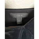 J.Crew Ruffle Velvet Cami Top Womens Size 0 V-Neck Black Photo 4