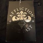 Affliction  Bianca Mesh Women’s Black Premium Skinny Fit Jeans Size 24 Photo 5