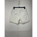 LC Lauren Conrad Lauren Conrad White Denim Shorts Women's Size 6 Cuffed Casual Summer Style Photo 5
