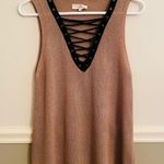 Entro Women’s  Sleeveless Sweater Lace Up Small Photo 1