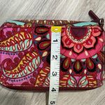 Vera Bradley  Resort Medallion Paisley Pink Red Medium Zipper Wallet Photo 6