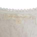 Love Shack Fancy $595  Stassie Eyelet Lace Maxi White Bridal Dress Size 2 Photo 9