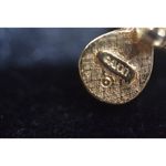 Vintage Avon Rhinestone Faux Pearl Angel Gold Tone Retro Chic Stud Earrings Photo 4