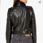 Levi's Black Snakeskin Leather Jacket NWT Photo 1