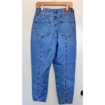 Desigual . Seamed Mom Jeans with Embroidered Heart Size 40 (8 US) Photo 5