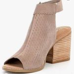 Toms Grenada Sandal Bootie Peep Toe Women’s Size 8 Photo 0