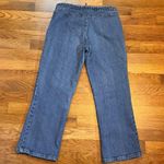Finity Petites Women’s 8 P Vintage Lace Up Crop Jeans Retro Boho Western 90s Blue Size 8P Photo 5