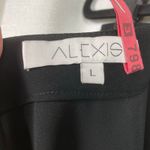 Alexis Black Brenda High Slit Wide Leg Pants Sz.L Photo 6