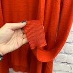 Diane Von Furstenberg  Orange Red Open Cardigan Silk Cashmere Blend Small Photo 1