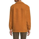 Marine layer NWT  Eden Sherpa Overshirt Cashew Size Large Cozy Warm Neutral Photo 2