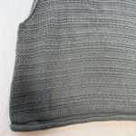 NWT Wol hide Stone Vest Tank Woman M/L Gray Knit Top Pima Cotton Linen Cozy Size L Photo 8