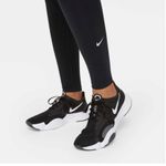 Nike The One Luxe DRY Mid Rise Tights Cropped Leggings Black Moisturize Wicking Photo 5