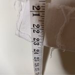 Rachel Comey  ecru off white high rise raw hem denim pants sz 4 Photo 5