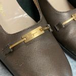 Salvatore Ferragamo  7.5 2A Gray Block Heels Photo 6