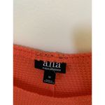 a.n.a . A New Approach Womens M Sweater Open Knit Short Sleeve Pullover Slit Back Photo 5