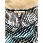 Notations  Women's Top Size Large Short Sleeve Multicolor Scoop Neck Layered Photo 7