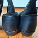 Dan Post Vintage  Black Suede White Stitching Cowboy Western Boots Size 6M Photo 6
