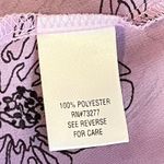 Apt. 9 ‎ Lilac Floral Ruffle Wrap Sleeveless Blouse Tie Waist XL Photo 6