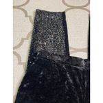 CHICO'S Holiday Velvet Black Sequins & Panne Tapered Ankle Pants, Size .5 (6) Photo 11
