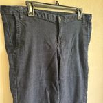 Mango MNG by Dark Wash Blue Denim Straight Leg Womens 12 Casual Stretch Photo 1