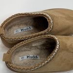 Mudd  Brown Slip-On Mules with Woven Trim Photo 5