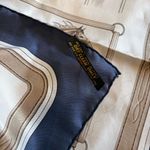 CELINE  Silk Scarf Horse Racing Blue Steed Riders Races Vintage Large Picture Photo 9