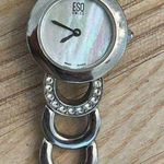 Esquire ESQ Swiss Ladies Watch Pearl Dial Stainless Bracelet Crystals Photo 1