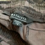 Athleta  Jogger Pants Camo Knit‎ Farallon High Rise Tapered Elastic Waist Photo 4