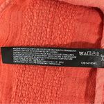 Free People Burnt Orange Cotton Linen Blazer Jacket Size XS/S Photo 5