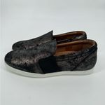 ATM Slip On Sneakers Gunmetal‎ Black Antique Silver Metallic Size 40 US 9.5 Photo 2
