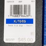 Under Armour NWT WO XL 1/2 ZIP TECH ATHLETIC TOP HEATHERED BLUE CLEAN Photo 2