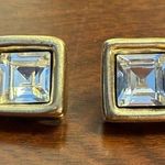 Givenchy Square Post Pierced Vintage Earrings Photo 0