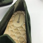 Birdies Women's The Heron Green Plush Velvet Loafers Flats Shoes Size 6 Photo 1