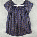 Raga  Women's Top Blouse Boho Short Sleeve Size S Small Photo 0