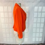 Ann Taylor  Orange Notch Lapel One Button Long Sleeve Blazer Size 00 Photo 3