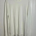 Lands' End  ivory long sleeve mock neck shirt size XL F31 Photo 0