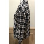 Romwe NWT  Women’s Black & White Plaid Long Sleeve Blouse ~ Size Medium Photo 1
