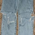 Pretty Little Thing Denim Blue Straight Leg Jeans Photo 0